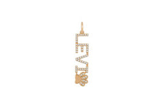 EF Collection Diamond Pet Name Charm Necklace