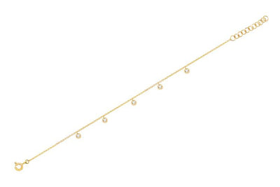 EF Collection Diamond Station Anklet - EF Collection product