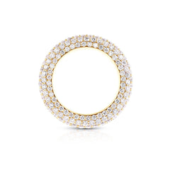Carbon & Hyde Pave Bombe Ring