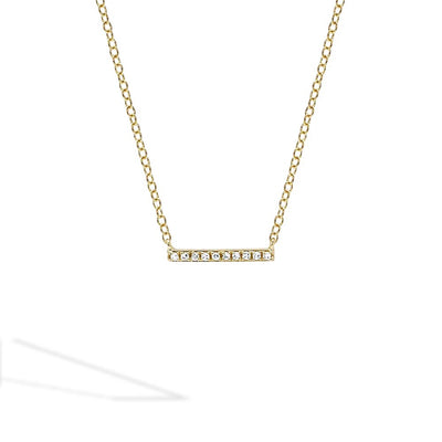 EF Collection Diamond Mini Bar Necklace - EF Collection product