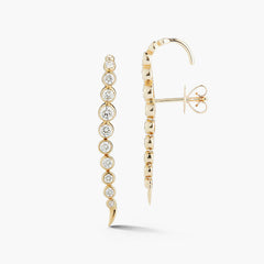 Ondyn River Earrings in 18K Yellow Gold