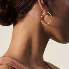 John Hardy Classic Chain Medium Hoop Earrings