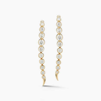 ONDYN River Diamond Bezel Earrings - Ondyn product