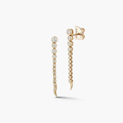ONDYN Short Continuum Earrings in 18K Yellow Gold - Ondyn product