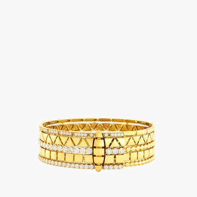 Etho Maria 18K Yellow Gold Round Diamond Bracelet - Etho Maria product
