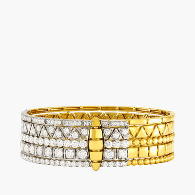 Etho Maria 18K Two-Tone Diamond Bracelet - Etho Maria product