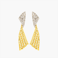 Etho Maria Earrings 18K Yellow and White Gold