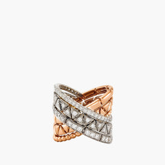 Etho Maria Ring 18K Rose and White Gold