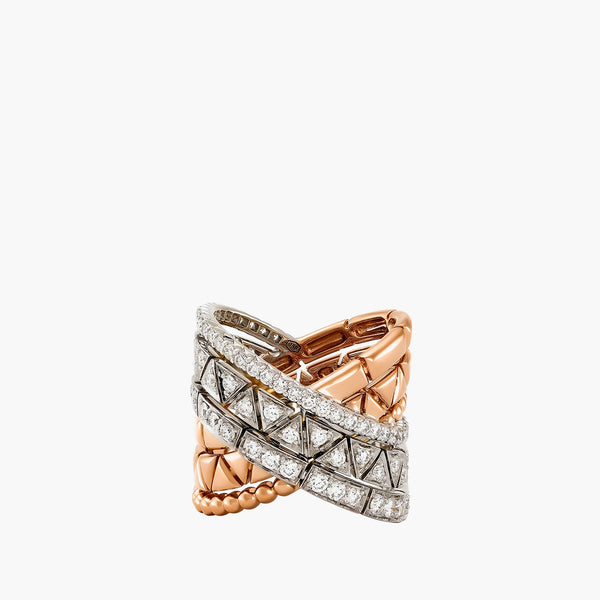 Etho Maria Ring 18K Rose and White Gold