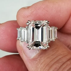 Diamond Emerald 7.45ct VS1