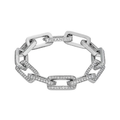 Piranesi Diamond and White Gold Link Bracelet - Piranesi product