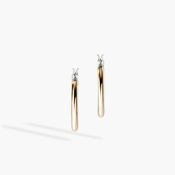 John Hardy Essentials Two-Tone Hoop Earrings - 22mm