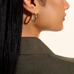 John Hardy Essentials Two-Tone Hoop Earrings - 22mm