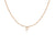 EF Collection Diamond Initial Charm in Yellow gold