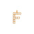 EF Collection Diamond Initial Charm in Yellow gold