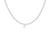 EF Collection Diamond Initial Charm in White gold
