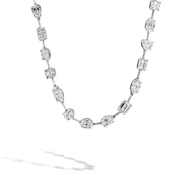 Fancy Shape Mixed GIA Diamond Necklace