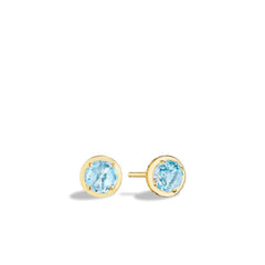 Tacori Allure Sky Blue Topaz Stud Earrings