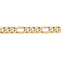 Flat Gold Figaro Chain - 20 Inch