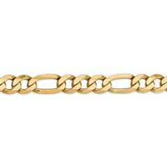 Flat Gold Figaro Chain - 20 Inch