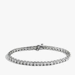 6 Carat Diamond Tennis Bracelet in 14k White Gold