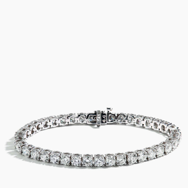 12 Carat Diamond Tennis Bracelet in 14k White Gold