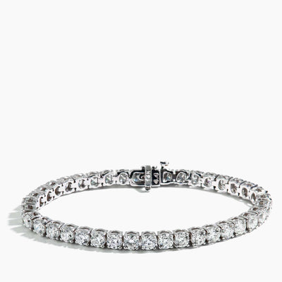 12 Carat Diamond Tennis Bracelet in 14k White Gold - Private Label product