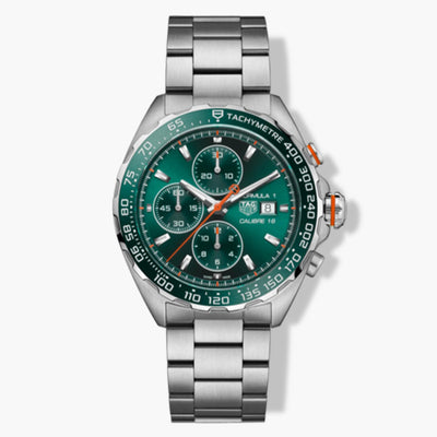 TAG Heuer Formula 1 Chronograph Calibre 16 Emerald Green Dial on Bracelet - 44mm - Tag Heuer product