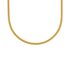 Fope Classic 2.8mm Mesh Yellow Gold 16.5" Necklace