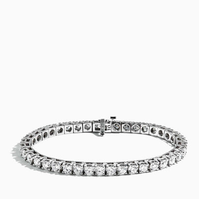 10 Carat Diamond Tennis Bracelet in 14k White Gold - Private Label product