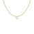 EF Collection Diamond Initial Charm in Yellow gold