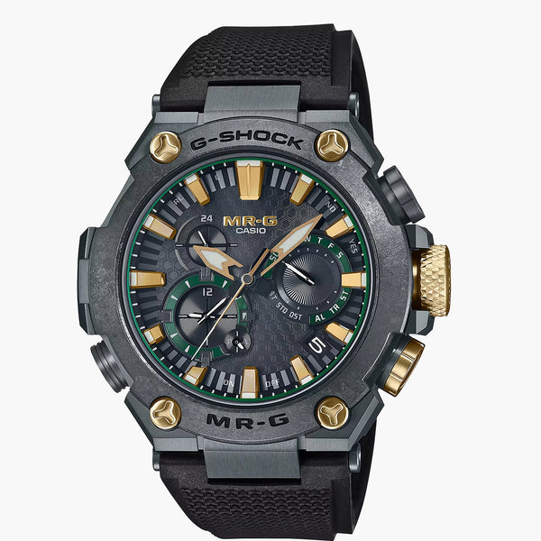 G-Shock Kurogane Iro titanium watch, front view