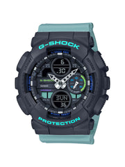 G-Shock S-Series Black and Blue Chronograph Watch – 45.9mm