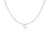 EF Collection Diamond Initial Charm in White gold