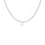 EF Collection Diamond Initial Charm in White gold