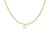 EF Collection Diamond Initial Charm in Yellow gold