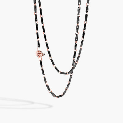 Barakà Cyborg Ceramic Rose Gold Diamond Necklace - Baraka product