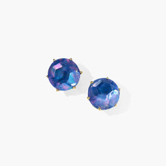 Ippolita Rock Candy Medium Lapis Gold Stud Earrings
