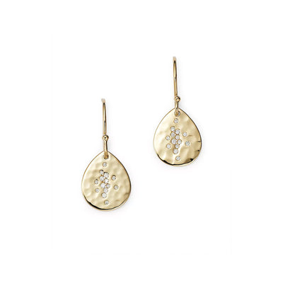 Ippolita Stardust Crinkle Small Teardrop Diamond Earrings - Ippolita product