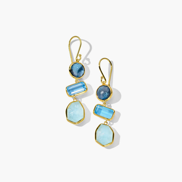 Ippolita Rock Candy Large 3-Stone Mare Drop Earrings