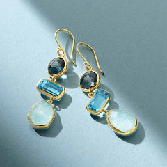 Ippolita Rock Candy Large 3-Stone Mare Drop Earrings