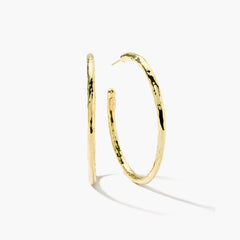 Ippolita Classico Large Hoop Earrings in Yellow Gold