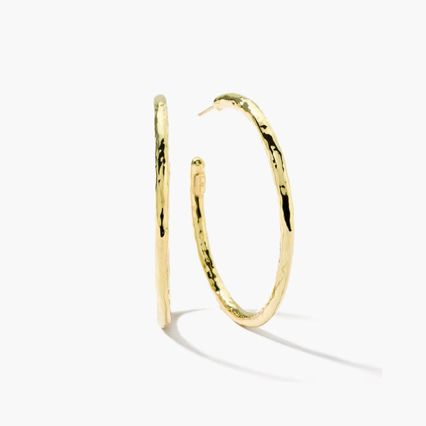Ippolita Classico Large Hoop Earrings in Yellow Gold