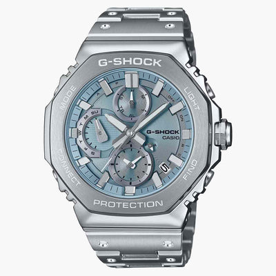 G-Shock Full Metal Solar Powered Sky Blue Dial Watch with Stainless Steel Bracelet - G-Shock product