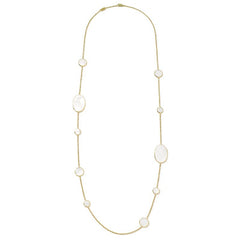 Ippolita Polished Rock Candy Pearl Station Necklace