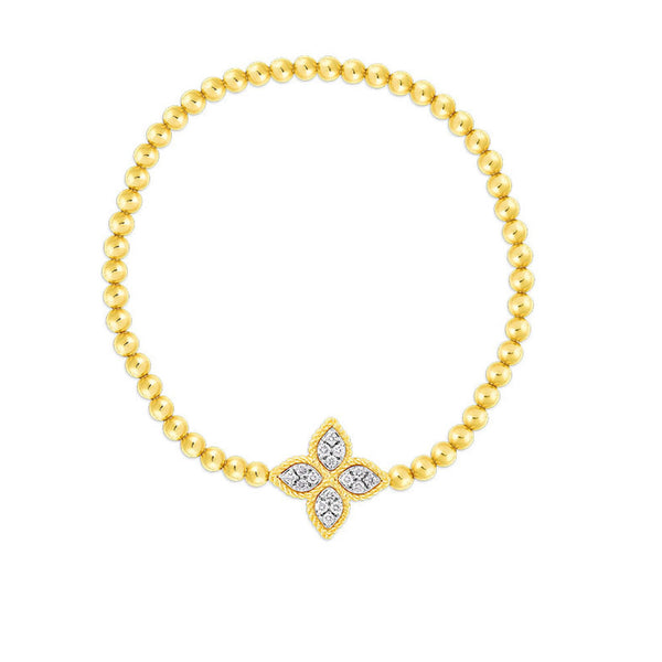 Roberto Coin Princess Flower Stretch Bracelet