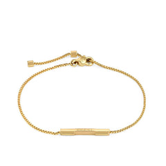 Gucci Link to Love Yellow Gold Bar Bracelet