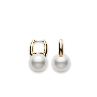 Mikimoto Classic Elegance Yellow Gold South Sea Pearl Earrings - Mikimoto product