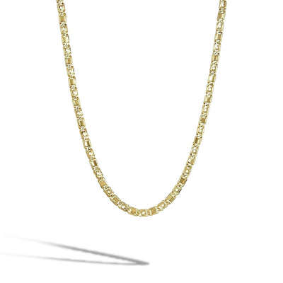 Ultra Shiny Gold Link Necklace - 6.5mm - Private Label product