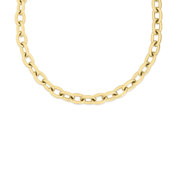 Roberto Coin Designer Gold Collection Chain Link Necklace